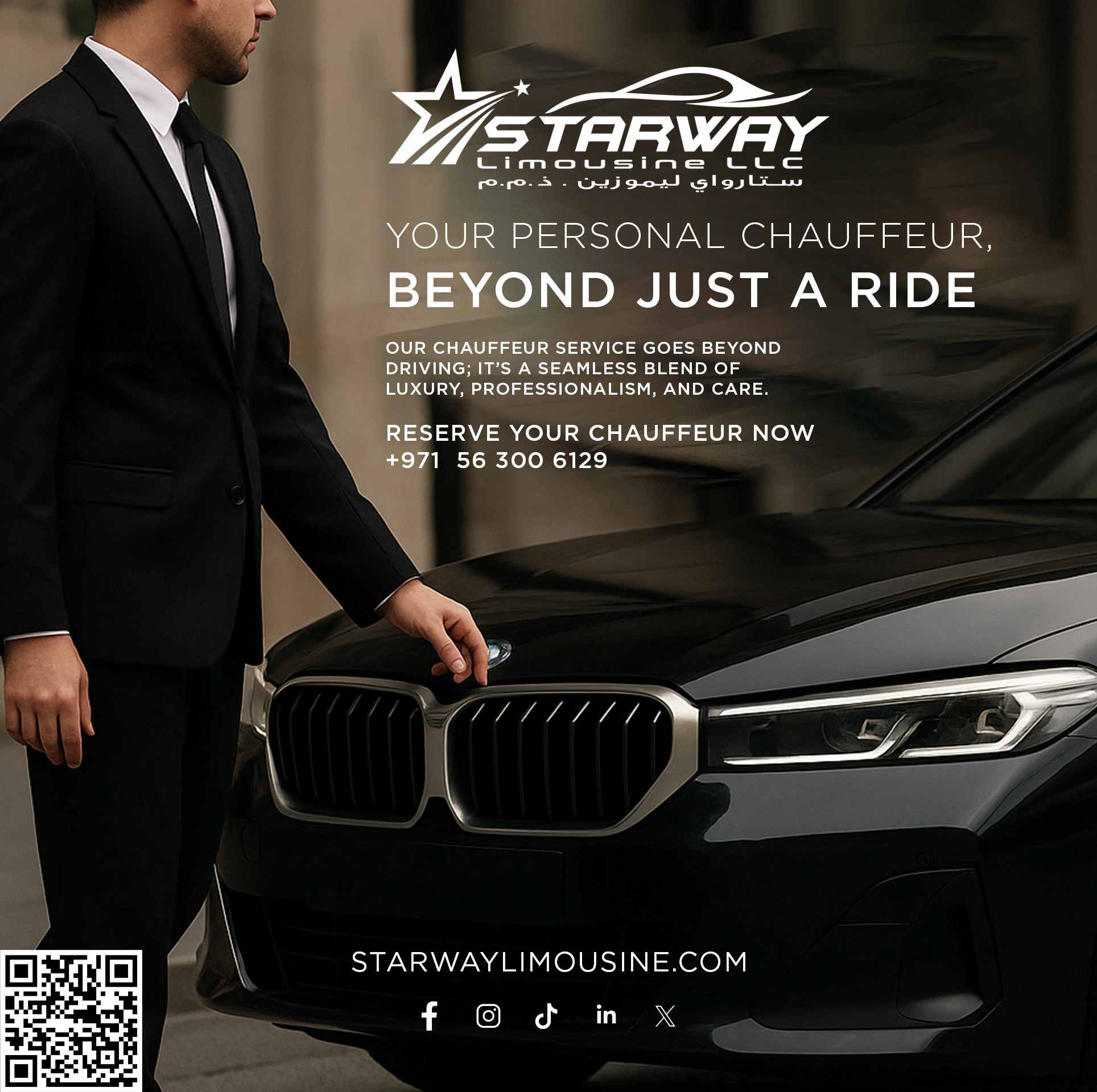 Luxury Chauffeur Service in Abu Dhabi and Dubai - Starway Limousine