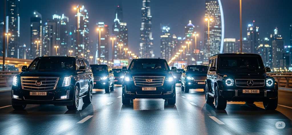 Luxury VIP escort and secure transport with Starway Limousine chauffeur service in Dubai and Abu Dhabi
